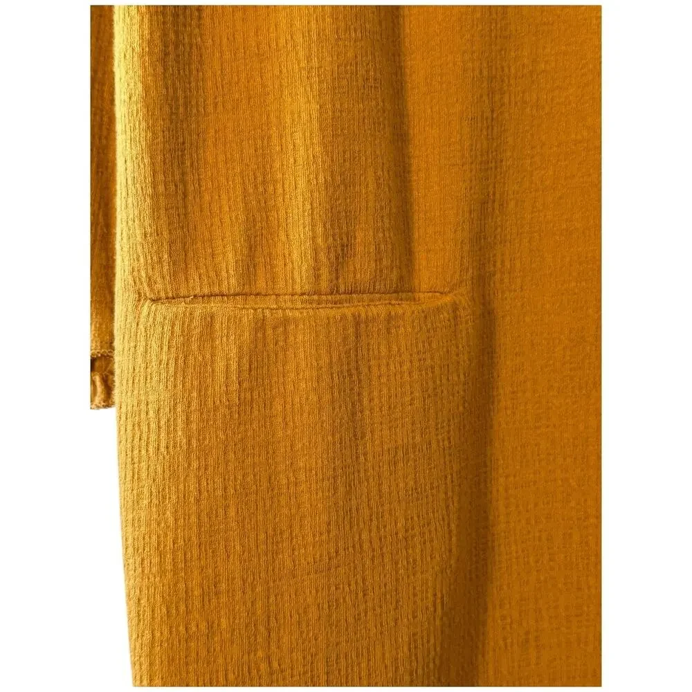 EUC Cynthia Rowley Mustard Dress Size M - Picture 5 of 7